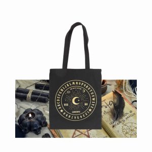 Tote bag Black and Gold talking board